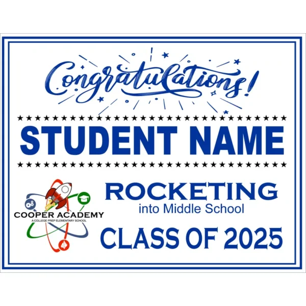 Graduation Yard Sign