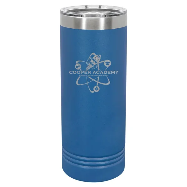 Cooper Academy Laser Skinny Tumbler