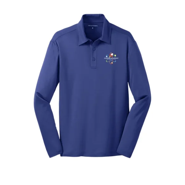 Cooper Academy Long Sleeve Performance Polo