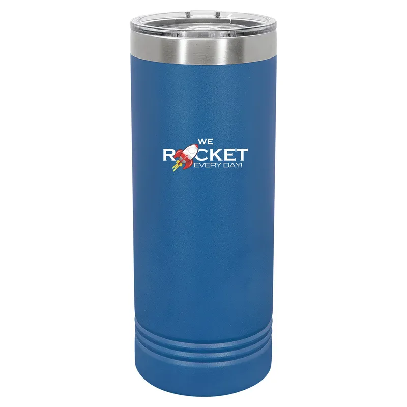 We Rocket Every Day Full Color Skinny Tumbler