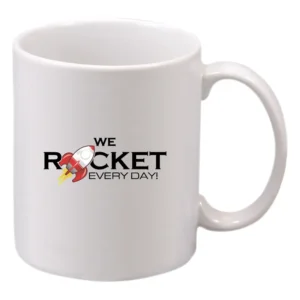 We Rocket Every Day Full Color Ceramic Mug