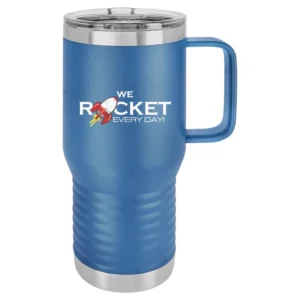 We Rocket Every Day Full Color Travel Mug