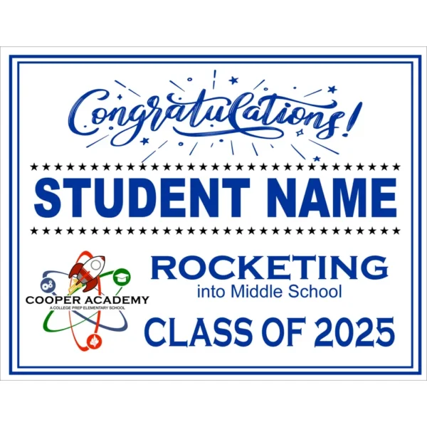 Graduation Yard Sign