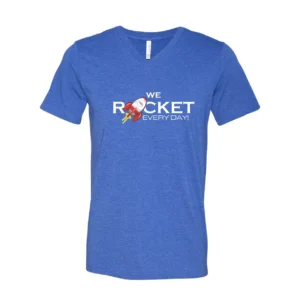 We Rocket Every Day Adult V-Neck