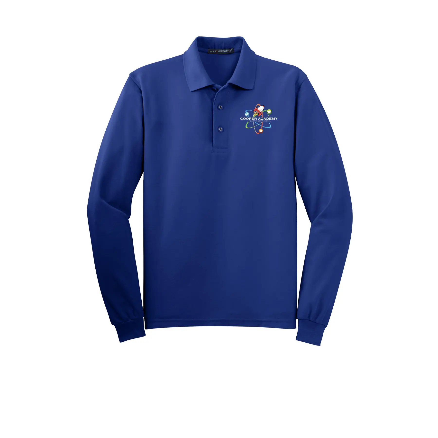 Cooper Academy Tall Long Sleeve Polo