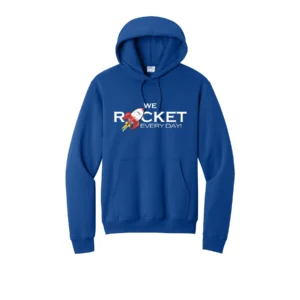 We Rocket Every Day Adult Hoodie