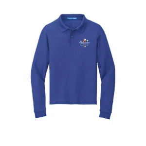 Cooper Academy Youth Long Sleeve Polo
